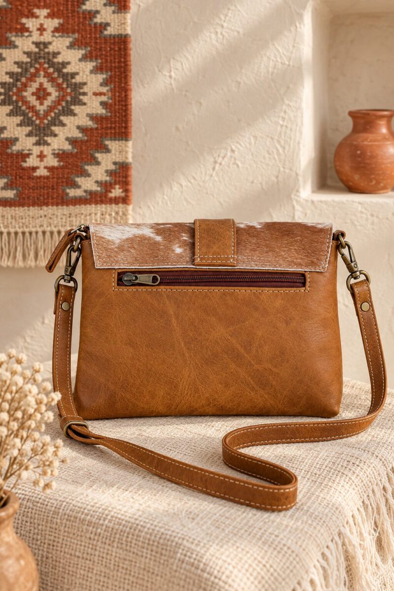 Western Hair-On Convertible Handbag