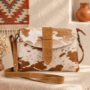 Western Hair-On Convertible Handbag