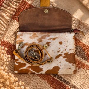 Western Hair-On Convertible Handbag