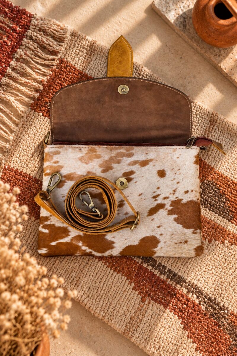 Western Hair-On Convertible Handbag