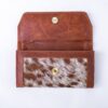 Goat Fur & Buffalo Leather Western Clutch
