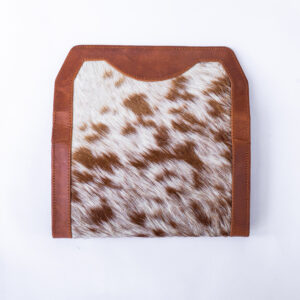 Goat Fur & Buffalo Leather Western Clutch