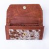 Goat Fur & Buffalo Leather Western Clutch