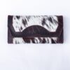 Goat Fur & Buffalo Leather Western Clutch