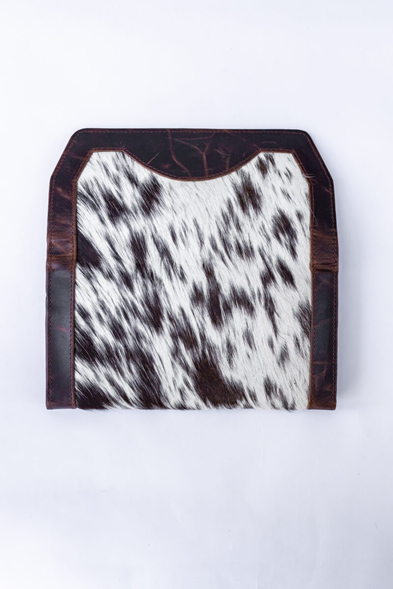 Goat Fur & Buffalo Leather Western Clutch