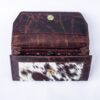 Goat Fur & Buffalo Leather Western Clutch