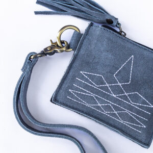 Hand-Stitched Western Leather Utility Pouch