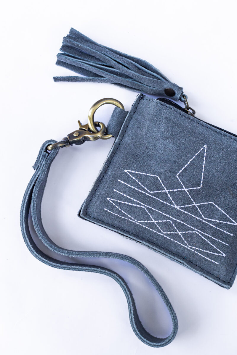 Hand-Stitched Western Leather Utility Pouch