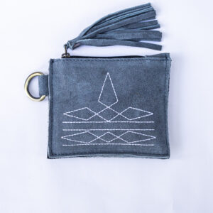 Hand-Stitched Western Leather Utility Pouch