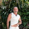Raw Cotton V-Neck Vest