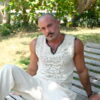 Raw Cotton V-Neck Vest