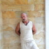 Raw Cotton V-Neck Vest
