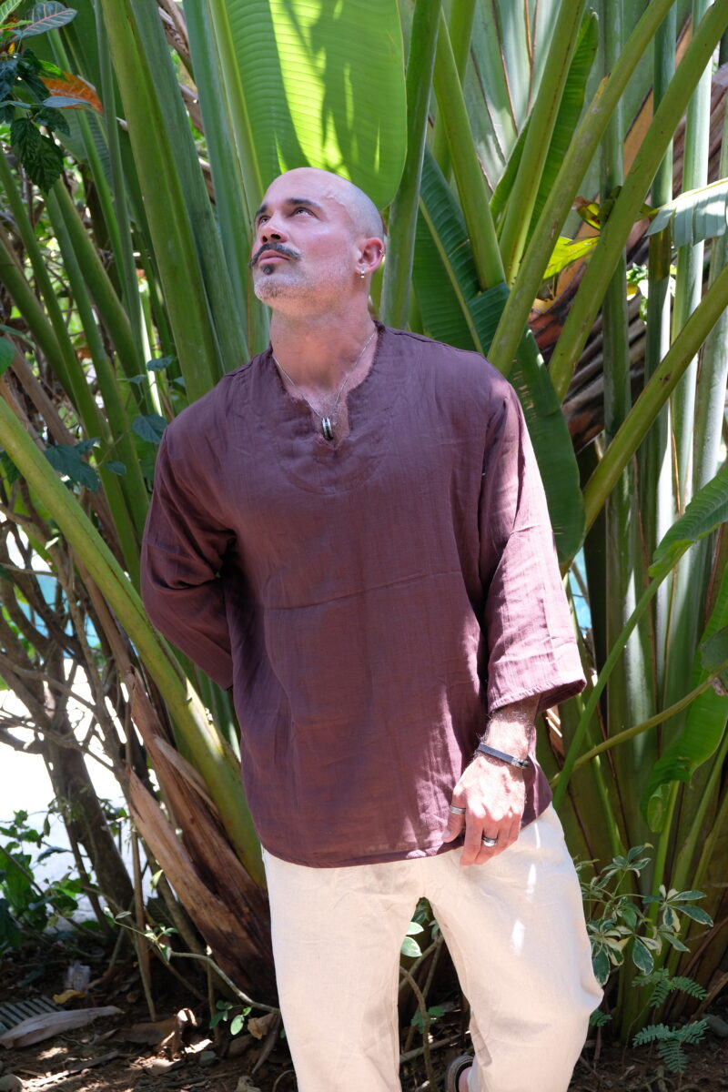 Relaxed Fit Gauze Cotton Tunic