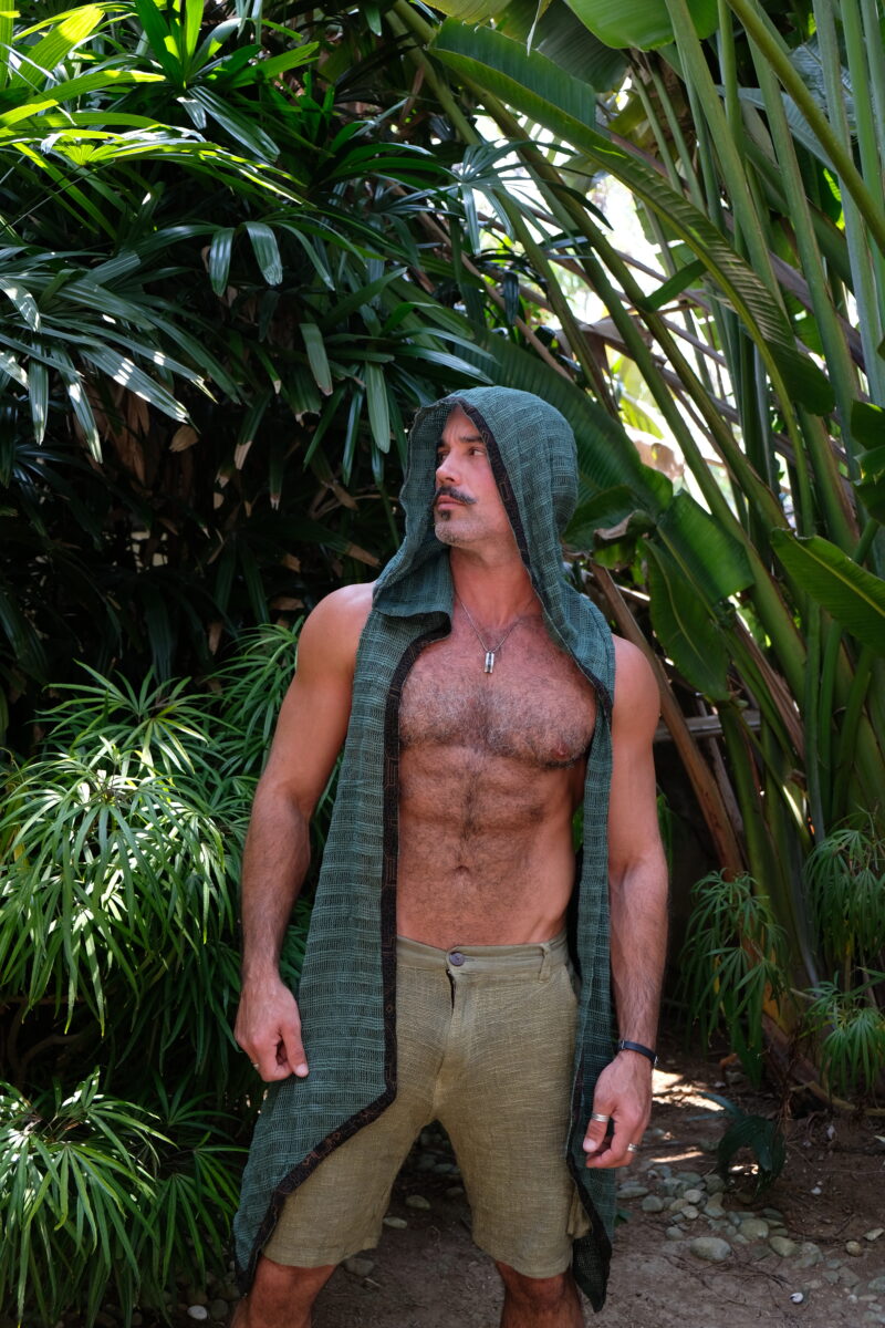 Unisex Hooded Shipibo Vest