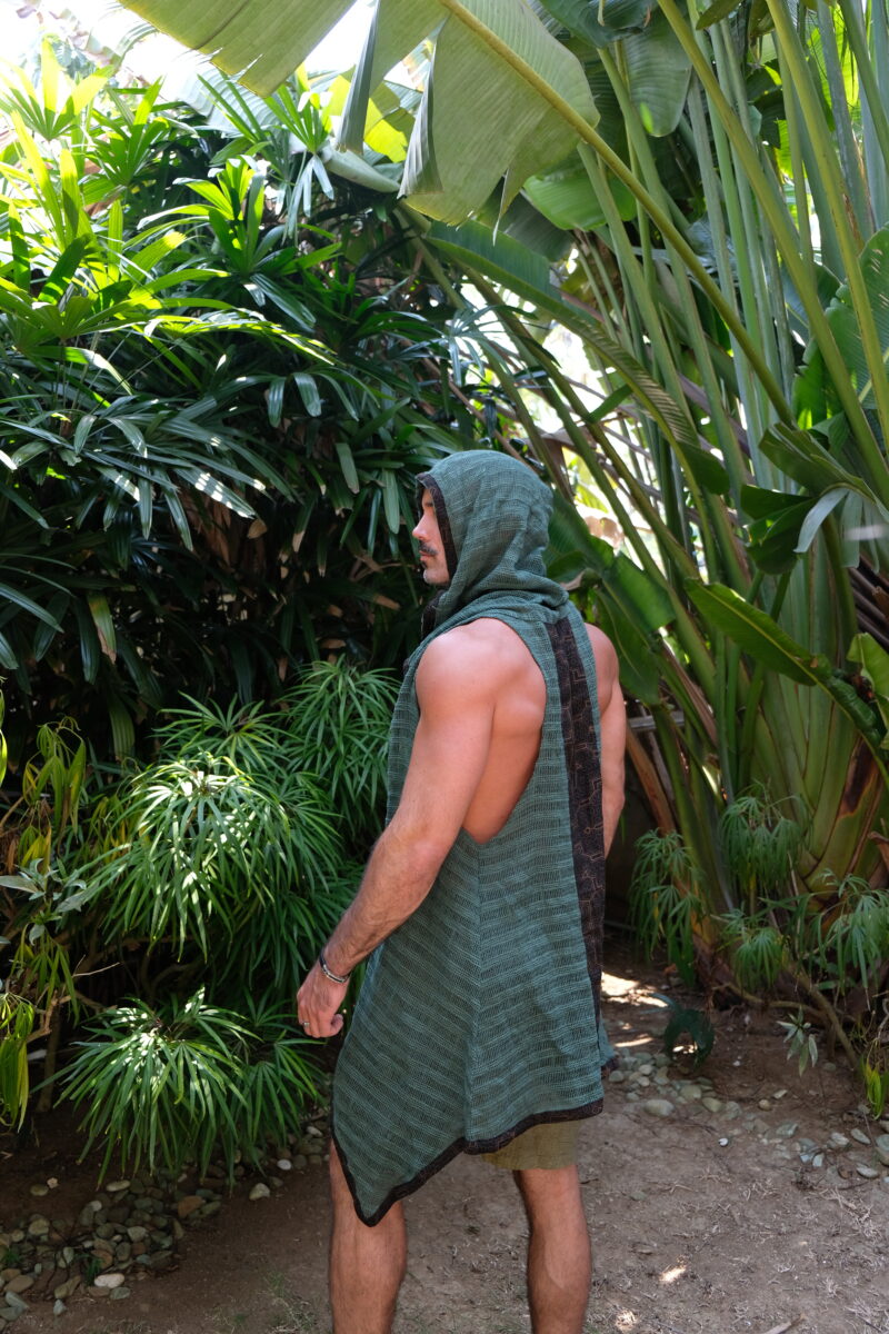 Unisex Hooded Shipibo Vest