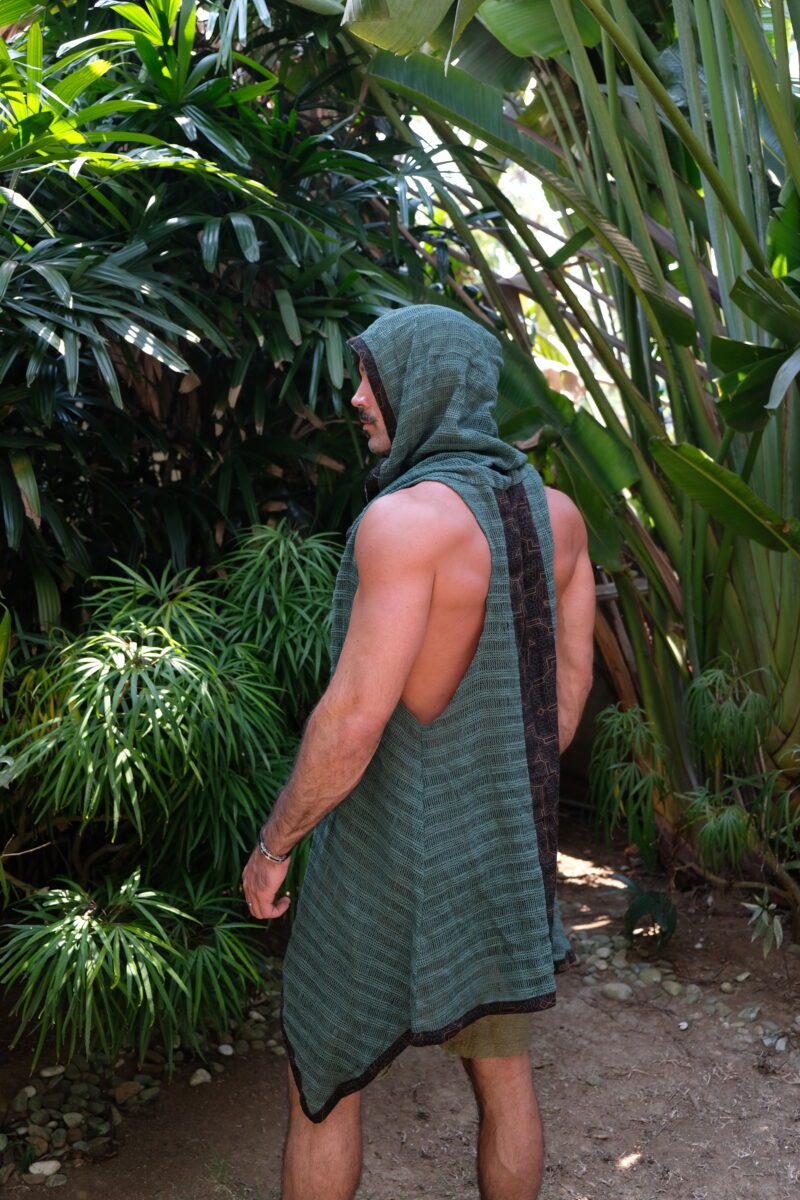 Unisex Hooded Shipibo Vest
