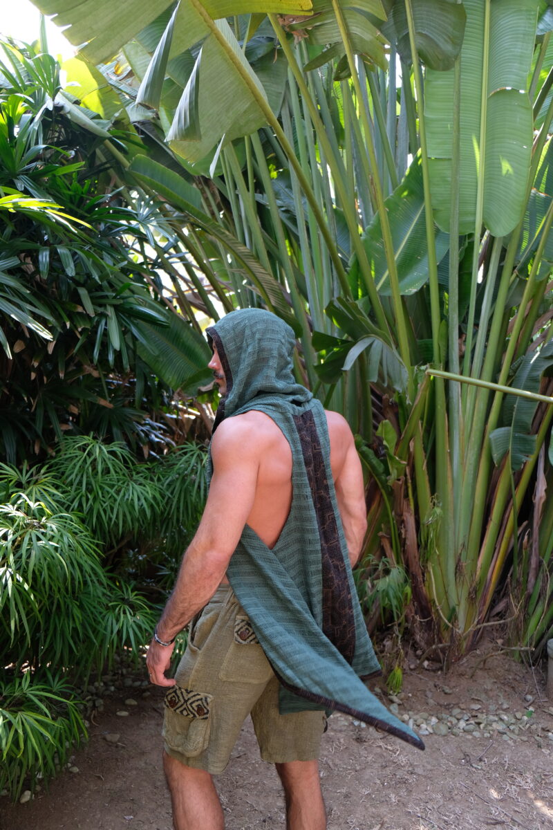 Unisex Hooded Shipibo Vest