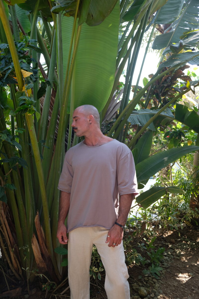 Stone Taupe Oversized T-Shirt