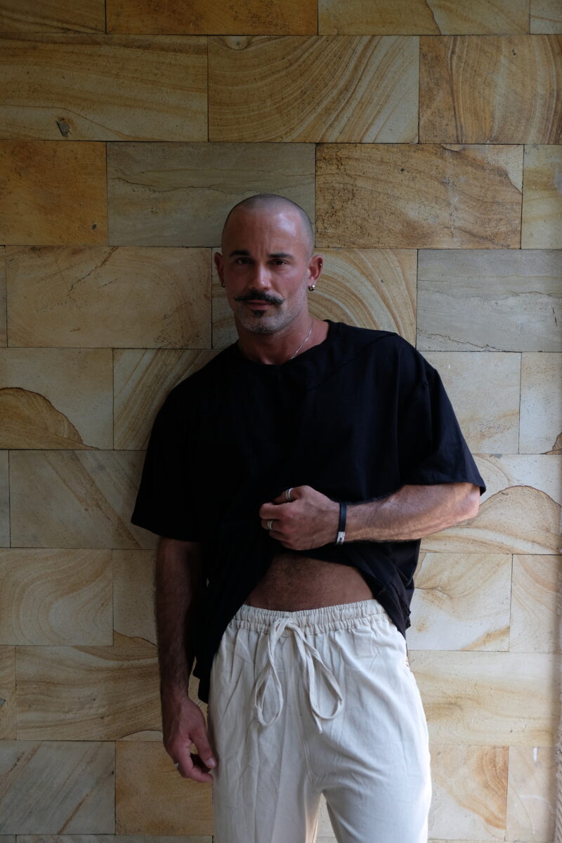 Black Deconstructed Oversized T-Shirt