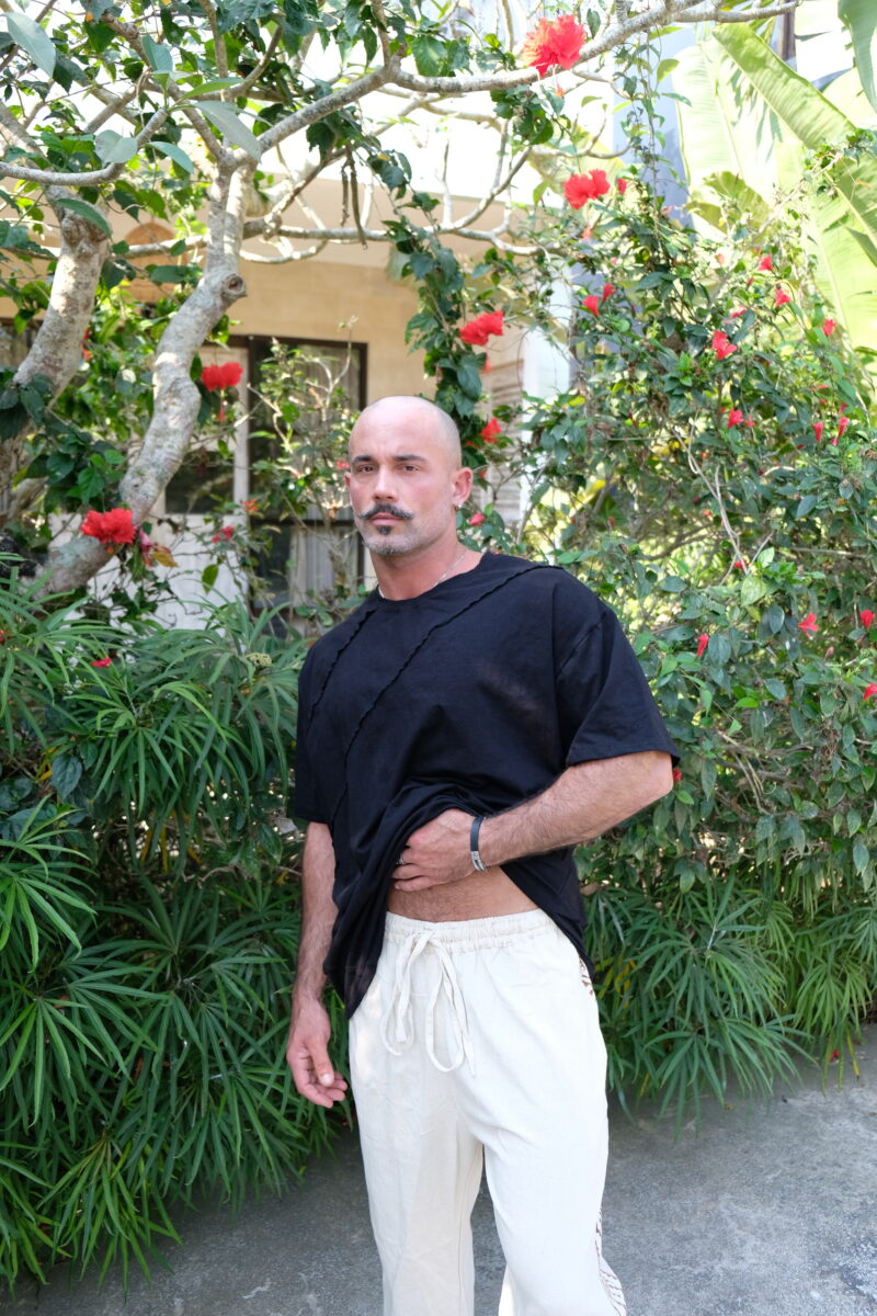 Black Deconstructed Oversized T-Shirt