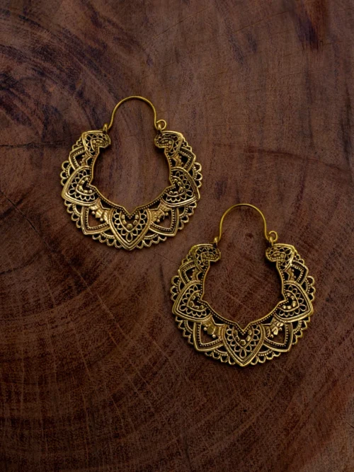 Filigree Halo Hoops