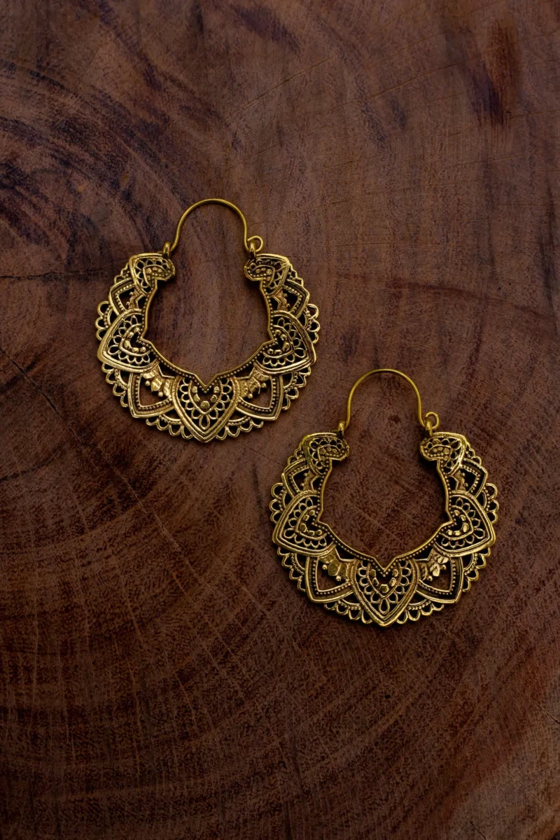 Filigree Halo Hoops