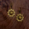 Sunburst Flower Earrings