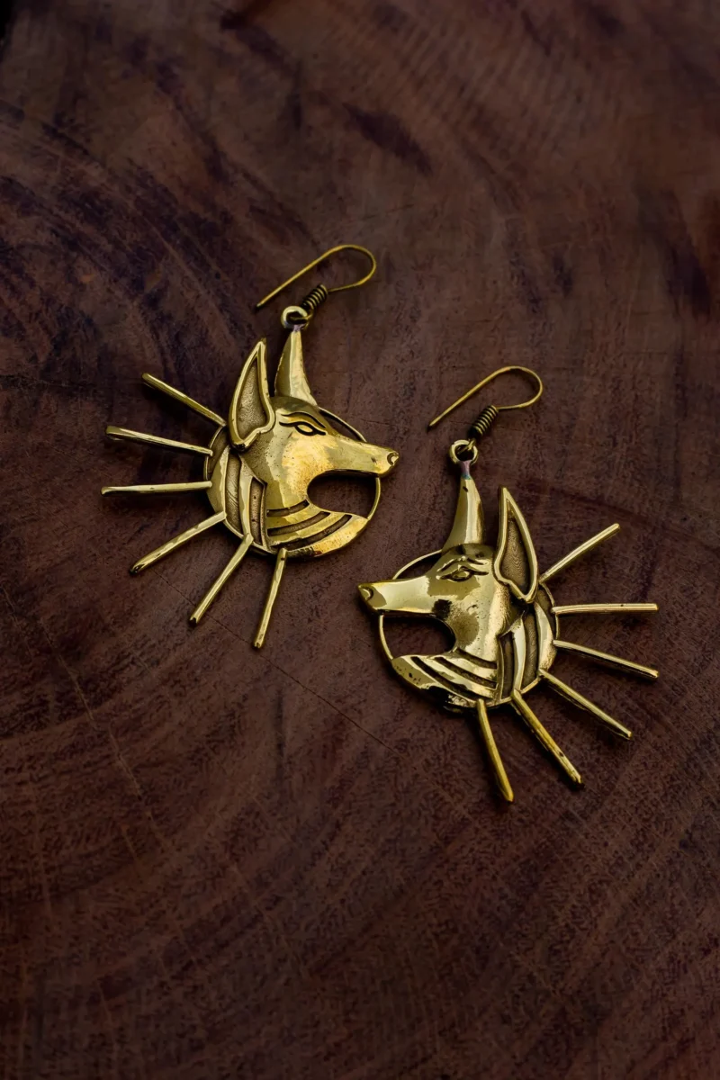 Anubis Earrings
