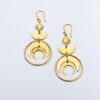 Celestial Sun Moon Earrings