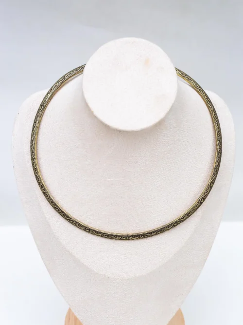 Antique Finish Metal Choker