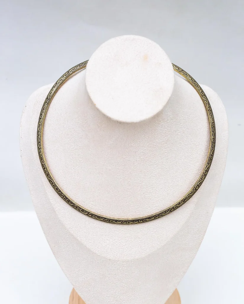 Antique Finish Metal Choker