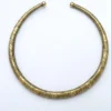 Engraved Gold-Tone Choker