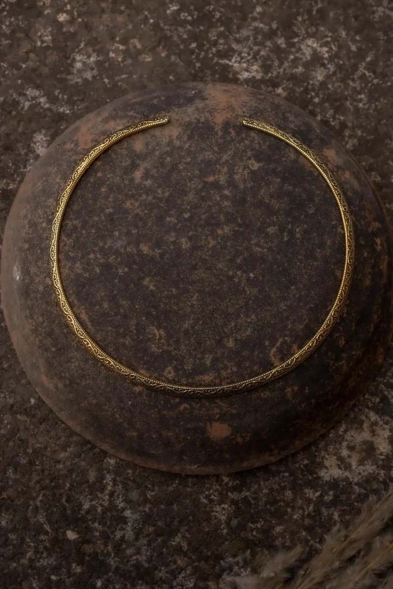 Antique Finish Metal Choker