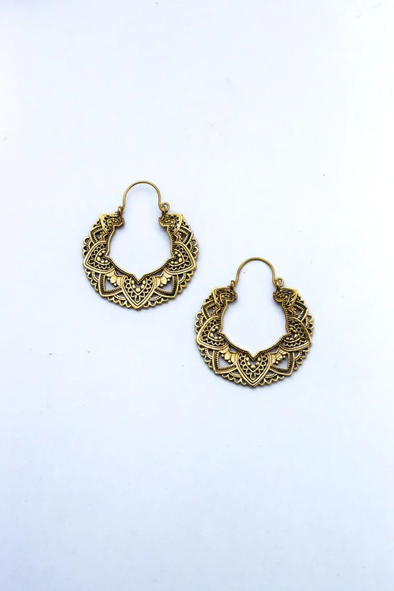 Filigree Halo Hoops