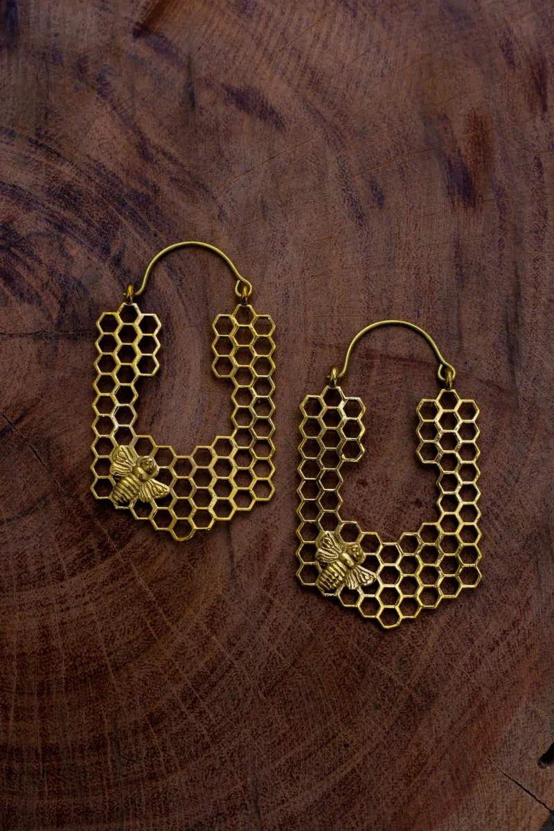 Honey Bee Earrings