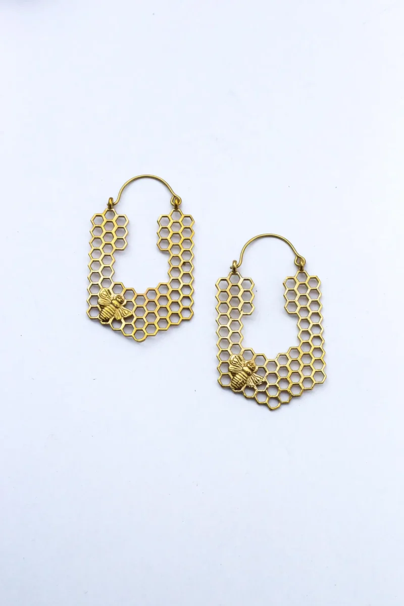 Honey Bee Earrings