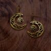 Crescent Moon Tree of Life Earrings