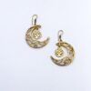 Crescent Moon Tree of Life Earrings