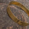 Brass Honeycomb Cuff Necklace