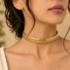 Brass Woven Choker