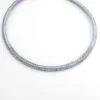 Silver Plated Brass Torque