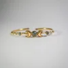 Triple Labradorite Cuff Bracelet