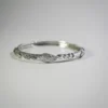 Silver Plated Brass Snake Cuff