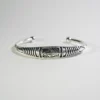 Geometric Silver Cuff Bracelet
