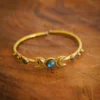Triple Labradorite Cuff Bracelet