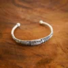 Geometric Silver Cuff Bracelet