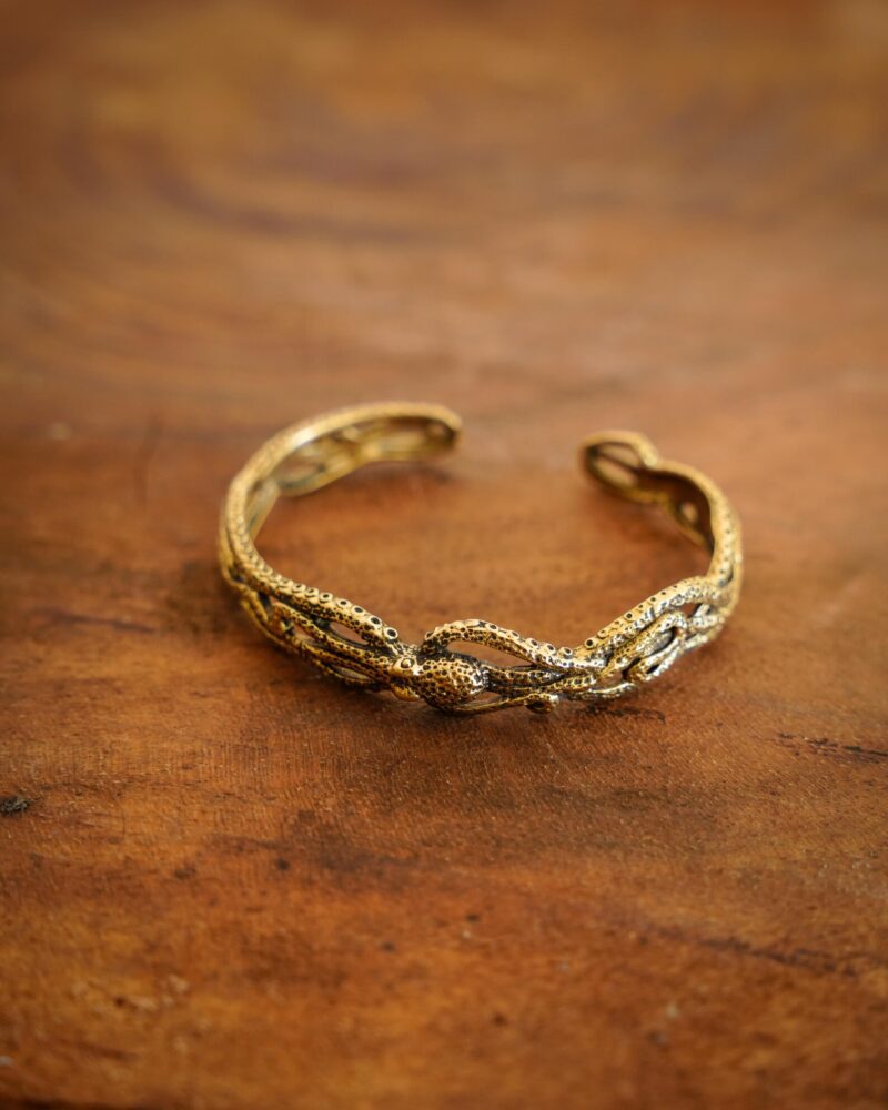 Antique Octopus Cuff Bracelet